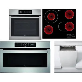 Set domácích spotřebičů WHIRLPOOL ABSOLUTE AKZ9 6230 IX + WHIRLPOOL AKT 8190/BA + WHIRLPOOL ABSOLUTE AMW 730 IX + WHIRLPOOL WSIC 3M27 C
