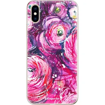Pouzdro na mobilní telefon Odolné silikonové pouzdro iSaprio - Pink Bouquet - iPhone XS