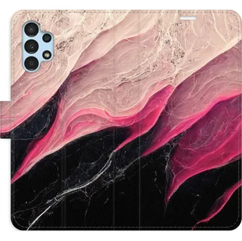Pouzdro na mobilní telefon Flipové pouzdro iSaprio - BlackPink Marble - Samsung Galaxy A13 / A13 5G