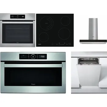 Set domácích spotřebičů WHIRLPOOL ABSOLUTE AKZ9 6230 IX + WHIRLPOOL AKT 8900 BA + WHIRLPOOL WHBS 62F LT K + WHIRLPOOL ABSOLUTE AMW 730 IX + WHIRLPOOL WSIC 3M27 C