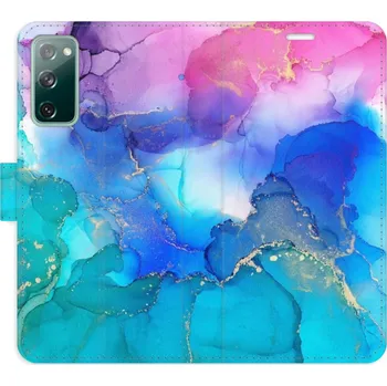 Pouzdro na mobilní telefon Flipové pouzdro iSaprio - BluePink Paint - Samsung Galaxy S20 FE