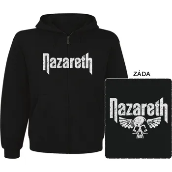 Pánská mikina Nazareth - mikina s kapucí a zipem