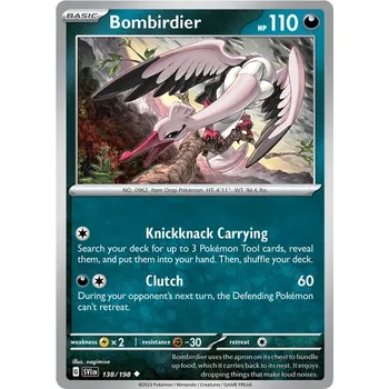 Karetní hra Bombirdier 138/198 - Scarlet & Violet Typ karty: Non-Holo