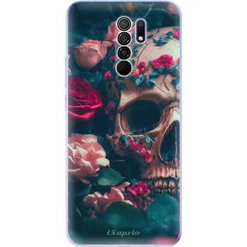 Pouzdro na mobilní telefon Odolné silikonové pouzdro iSaprio - Skull in Roses - Xiaomi Redmi 9