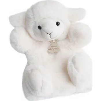 plyšák Doudou Histoire d´Ours Plyšový maňásek beránek 25 cm
