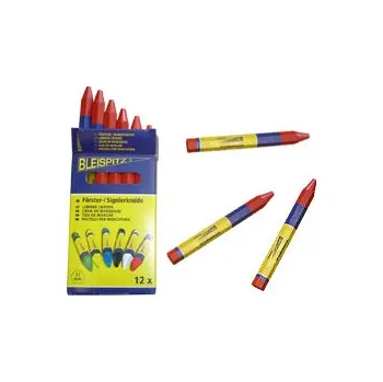 Lesnická křída BLEISPITZ červená (12ks)