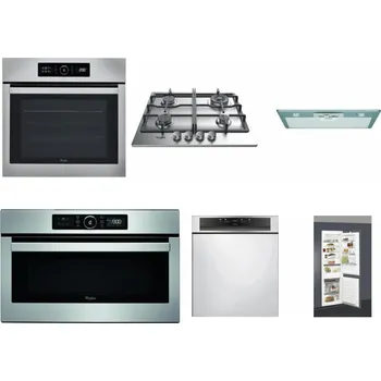 Set domácích spotřebičů WHIRLPOOL ABSOLUTE AKZ9 6230 IX + WHIRLPOOL TKRL 661 IX EU + WHIRLPOOL AKR 650/1 IX + WHIRLPOOL ABSOLUTE AMW 730 IX + WHIRLPOOL WBC 3C34 PF X + WHIRLPOOL ART 66112