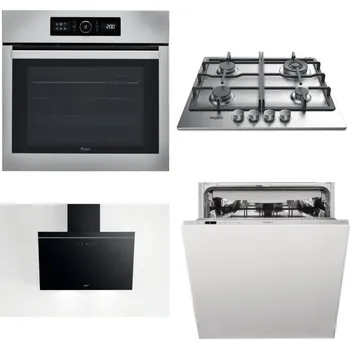 Set domácích spotřebičů WHIRLPOOL ABSOLUTE AKZ9 6230 IX + WHIRLPOOL TKRL 661 IX EU + WHIRLPOOL AKR 62F LT K + WHIRLPOOL WIC 3C33 PFE