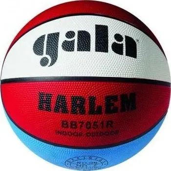 Basketbalový míč Basketbalový míč Gala Gumové Harlem BB 7051R Velikost miče: 5