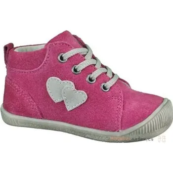 Dívčí polobotky první botičky capáčky Protetika Baby fuxia velikost 22