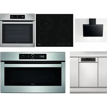 Set domácích spotřebičů WHIRLPOOL ABSOLUTE AKZ9 6230 IX + WHIRLPOOL AKT 8900 BA + WHIRLPOOL AKR 62F LT K + WHIRLPOOL ABSOLUTE AMW 730 IX + WHIRLPOOL WSBO 3O34 PF X