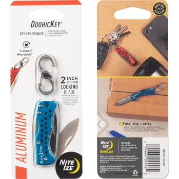 kapesní nůž Zavírací nůž Nite Ize DOOHICKEY KEY CHAIN KNIFE Barva: Modrá