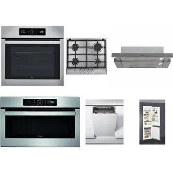 Set domácích spotřebičů WHIRLPOOL ABSOLUTE AKZ9 6230 IX + WHIRLPOOL AKR 351/IX + WHIRLPOOL AKR 749/1 IX + WHIRLPOOL ABSOLUTE AMW 730 IX + WHIRLPOOL WSIC 3M27 C + WHIRLPOOL ART 66112