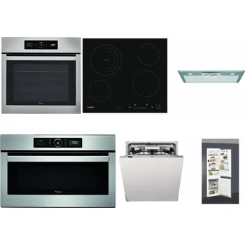 Set domácích spotřebičů WHIRLPOOL ABSOLUTE AKZ9 6230 IX + WHIRLPOOL AKT 8900 BA + WHIRLPOOL AKR 650/1 IX + WHIRLPOOL ABSOLUTE AMW 730 IX + WHIRLPOOL WIO 3O540 PELG + WHIRLPOOL ART 66112
