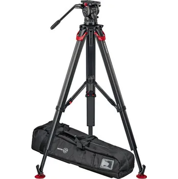 Stativ Sachtler System aktiv10T & flowtech 100 with Mid-Level Spreader
