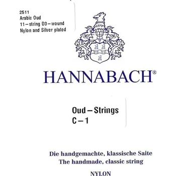 Strunný nástroj Hannabach Aoud struny Arabische Aoud Nylon11-strun 2511 25353
