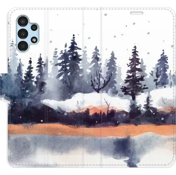Pouzdro na mobilní telefon Flipové pouzdro iSaprio - Winter 02 - Samsung Galaxy A13 / A13 5G