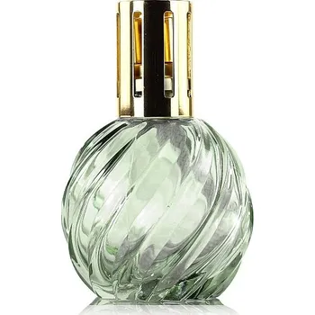 Aroma lampa ASHLEIGH & BURWOOD Velká katalytická lampa SPIRAL GREEN skleněná zelená