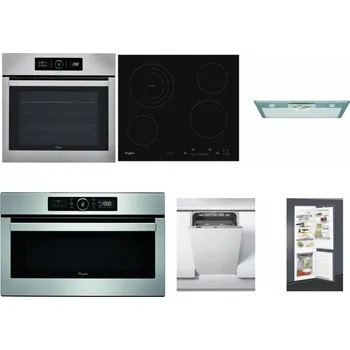 Set domácích spotřebičů WHIRLPOOL ABSOLUTE AKZ9 6230 IX + WHIRLPOOL AKT 8900 BA + WHIRLPOOL AKR 650/1 IX + WHIRLPOOL ABSOLUTE AMW 730 IX + WHIRLPOOL WSIC 3M27 C + WHIRLPOOL ART 65031
