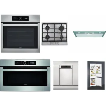 Set domácích spotřebičů WHIRLPOOL ABSOLUTE AKZ9 6230 IX + WHIRLPOOL AKR 351/IX + WHIRLPOOL AKR 650/1 IX + WHIRLPOOL ABSOLUTE AMW 730 IX + WHIRLPOOL WSBO 3O34 PF X + WHIRLPOOL ART 65031