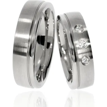 Prsten Zlatnictví Helios Snubní prsteny z chirurgické oceli 10219
