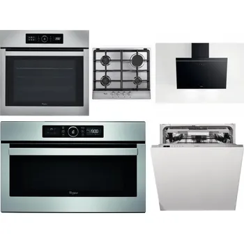 Set domácích spotřebičů WHIRLPOOL ABSOLUTE AKZ9 6230 IX + WHIRLPOOL AKR 351/IX + WHIRLPOOL AKR 62F LT K + WHIRLPOOL ABSOLUTE AMW 730 IX + WHIRLPOOL WIO 3T133 PLE