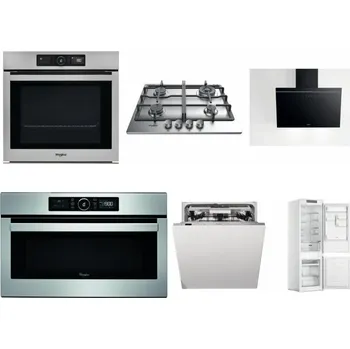 Set domácích spotřebičů WHIRLPOOL AKZ9 9480 IX + WHIRLPOOL TKRL 661 IX EU + WHIRLPOOL AKR 62F LT K + WHIRLPOOL ABSOLUTE AMW 730 IX + WHIRLPOOL WIO 3T133 PLE + WHIRLPOOL WHC18 T311