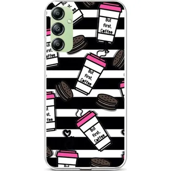 Pouzdro na mobilní telefon Kryt Samsung A14 5G Kafíčka (obal neboli pouzdro na Samsung A14 5G)