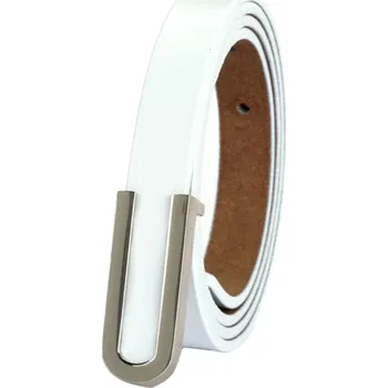 Opasek Amparo Miranda® Kožený pásek Lady-25, Barva bílá