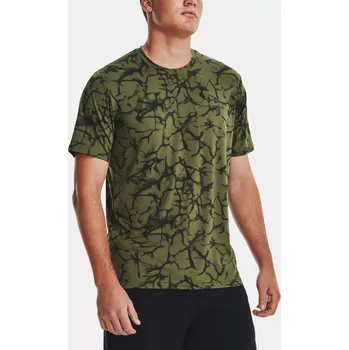 Pánské tričko Pánské tréninkové tričko Under Armour UA Rush Energy Print SS-GRN - zelené Velikost: L
