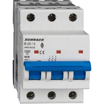 Jistič Instalační jistič AMPARO 10kA, B 20A, 3P