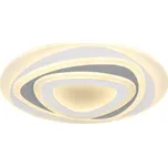 Globo 48012-46 LED stropní svítidlo Sabatino 1x46W | 3200lm | 3000-6000K - dálkové ovládání, stmívatelné, noční režim, paměťová funkce, pál, šedá, bílá + Trio 983-3400 3x LED žárovka TROPFEN 1x4W | E14 | 470lm | 3000K