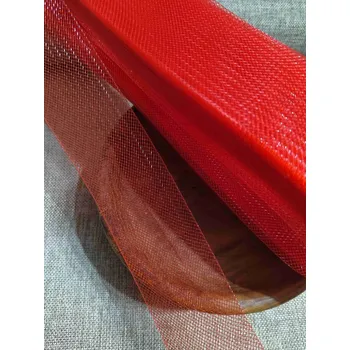 Stuha Modistická krinolína šíře 5 cm červená