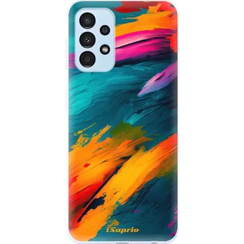 Pouzdro na mobilní telefon Odolné silikonové pouzdro iSaprio - Blue Paint - Samsung Galaxy A13