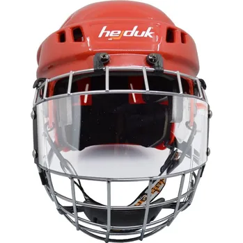 Hokejová helma Helma Hejduk XX + Koš, červená, Senior, S-M, 54-58cm, Koš Combo Flat Hejduk