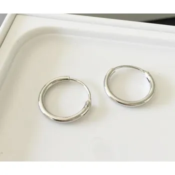 Náušnice Náušnice | dámské náušnice, 1 pár - Styl stříbrný kroužek