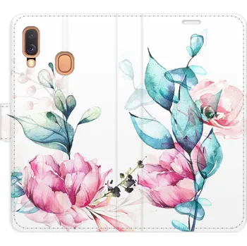 Pouzdro na mobilní telefon Flipové pouzdro iSaprio - Beautiful Flower - Samsung Galaxy A40