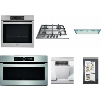 Set domácích spotřebičů WHIRLPOOL AKZ9 9480 IX + WHIRLPOOL TKRL 661 IX EU + WHIRLPOOL AKR 650/1 IX + WHIRLPOOL ABSOLUTE AMW 730 IX + WHIRLPOOL WSIC 3M27 C + WHIRLPOOL ART 66112