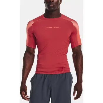 Pánské tričko Pánské funkční tričko Under Armour UA HG Armour Novelty SS-RED - červené Velikost: M