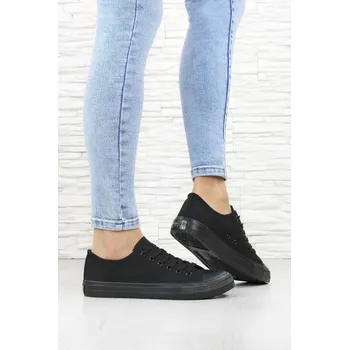 Dámské tenisky Minke Černé plátěnky 3916-1ALL.B Velikost: 38