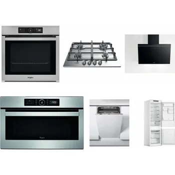Set domácích spotřebičů WHIRLPOOL AKZ9 9480 IX + WHIRLPOOL TKRL 661 IX EU + WHIRLPOOL AKR 62F LT K + WHIRLPOOL ABSOLUTE AMW 730 IX + WHIRLPOOL WSIC 3M27 C + WHIRLPOOL WHC18 T311