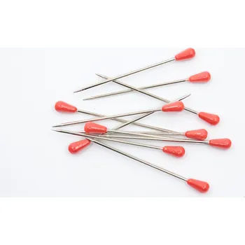 Špendlíky čalounické 1,4x62mm 100ks červené