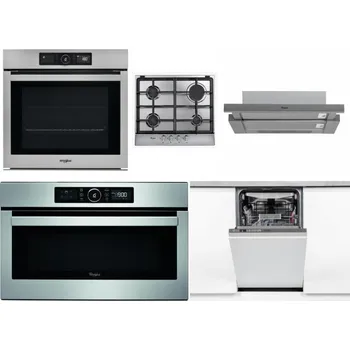 Set domácích spotřebičů WHIRLPOOL AKZ9 9480 IX + WHIRLPOOL AKR 351/IX + WHIRLPOOL AKR 749/1 IX + WHIRLPOOL ABSOLUTE AMW 730 IX + WHIRLPOOL WSIO 3O34 PFE X