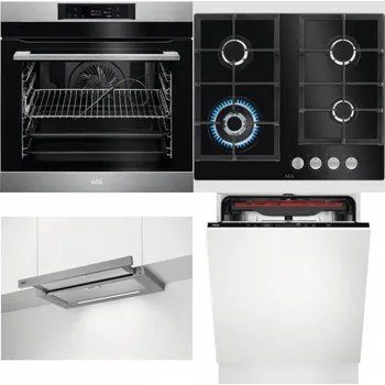 Set domácích spotřebičů AEG BPK742380M + AEG Mastery SpeedBurner HKB64420NB + AEG DPE5660M + AEG Mastery MaxiFlex FSB53927Z