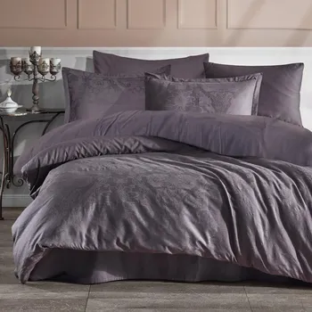 Povlečení ŽAKÁROVÉ LOŽNÍ POVLEČENÍ ARVEN1 200X220 CM, 2 KS 70X80 CM ŠEDÁ