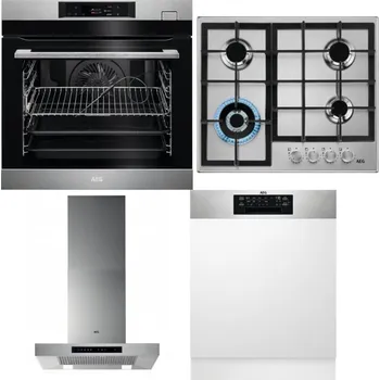Set domácích spotřebičů AEG BSK782380M + AEG Mastery StepPower HGB64420SM + AEG Mastery DBB5660HM + AEG FEE72706PM