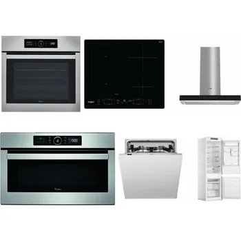 Set domácích spotřebičů WHIRLPOOL ABSOLUTE AKZ9 6230 IX + WHIRLPOOL WL B8160 NE + WHIRLPOOL WHBS 62F LT K + WHIRLPOOL ABSOLUTE AMW 730 IX + WHIRLPOOL WIC 3C33 PFE + WHIRLPOOL WHC18 T311