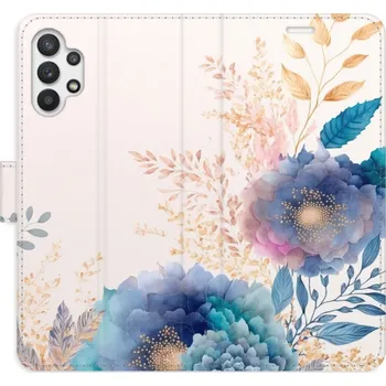 Pouzdro na mobilní telefon Flipové pouzdro iSaprio - Ornamental Flowers 03 - Samsung Galaxy A32 5G