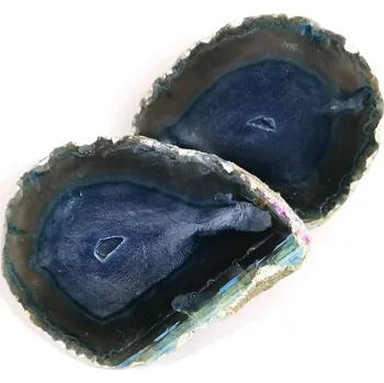 Achátová pecka, obě půlky, 448 g