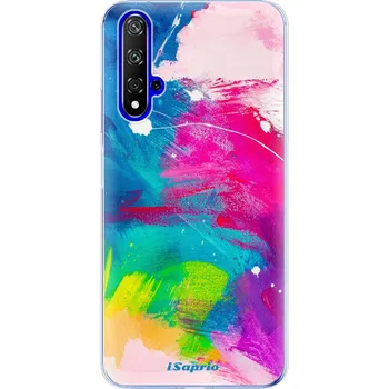Pouzdro na mobilní telefon Odolné silikonové pouzdro iSaprio - Abstract Paint 03 - Huawei Honor 20